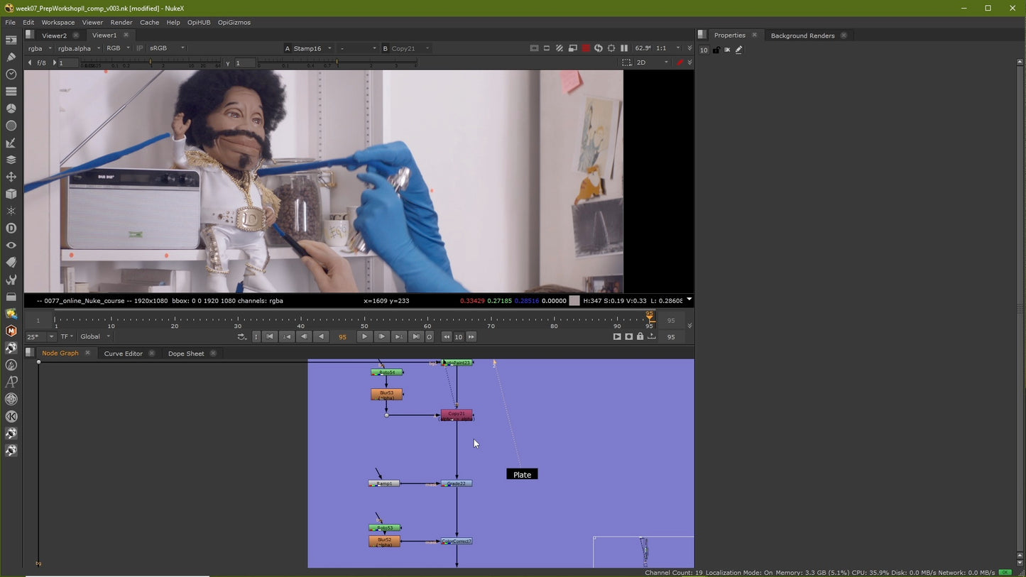 The Workshops: Nuke compositing online course with VFX Supervisor Hugo Guerra