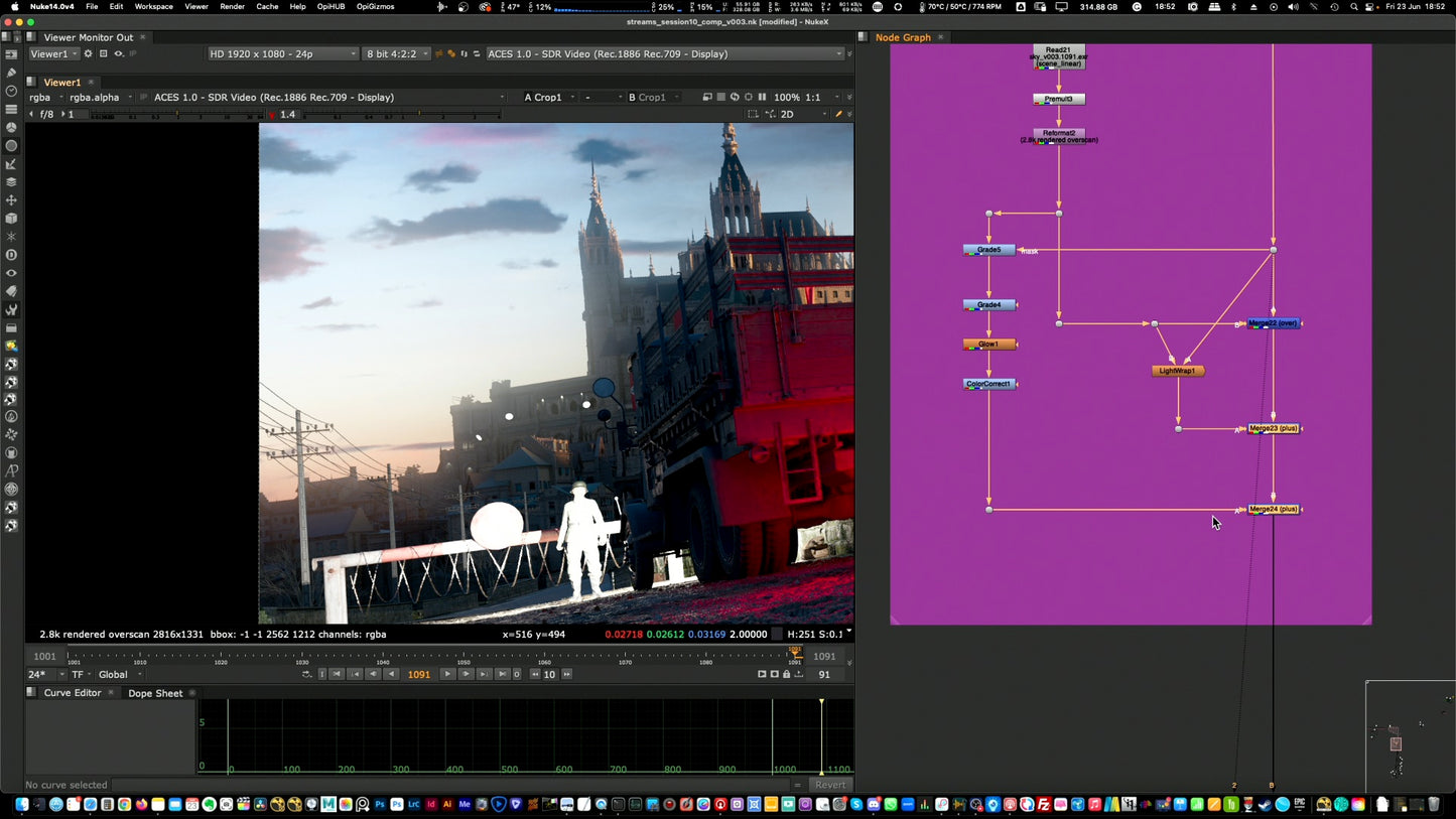 The Workshops: Nuke compositing online course with VFX Supervisor Hugo Guerra