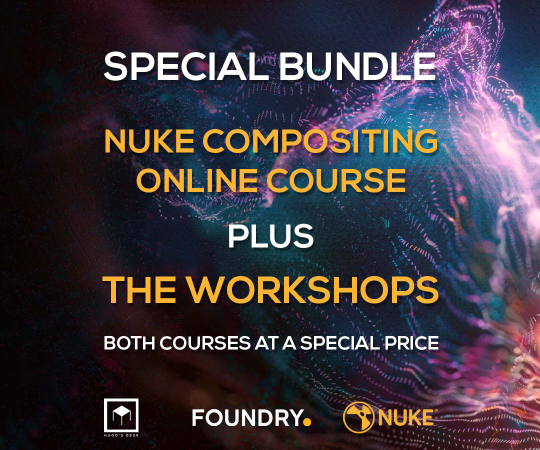 Special Bundle: Nuke Compositing online course + The Workshops - Both courses at a reduced price